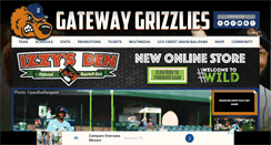 Desktop Screenshot of gatewaygrizzlies.com